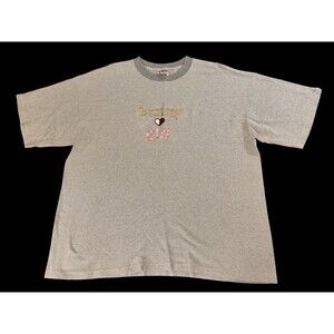 Vintage X-Treme Zone  T-Shirt XXL  Gray Tommy Girl patch made in méxico cotton